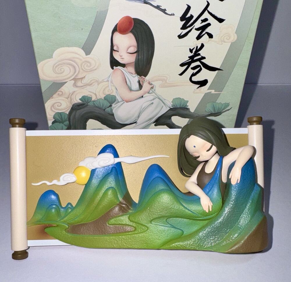 52TOYS Sleep Chinese Scrolls Series Confirmed Blind Box Figure Toy New Gift Hot